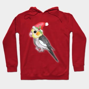 Christmas cockatiel Hoodie